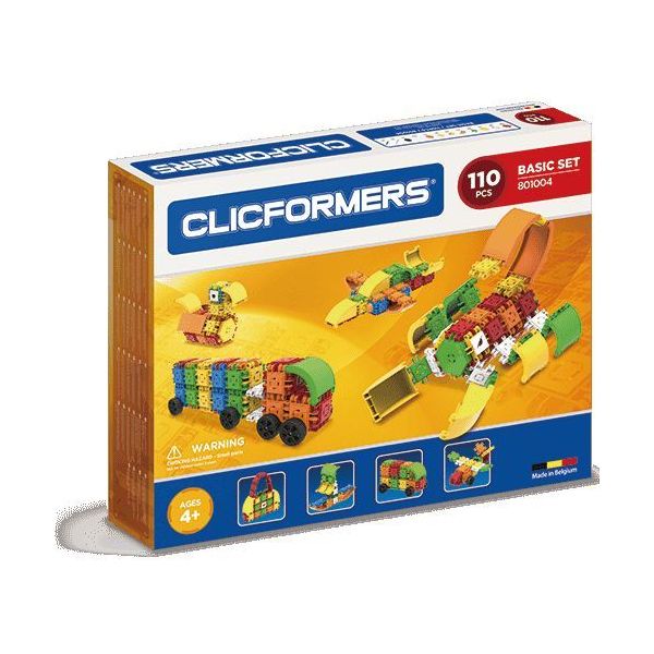 Конструктор CLICFORMERS 801004 Basic Set 110 деталей
Конструктор CLICFORMERS 801004 Basic Set 110 деталей