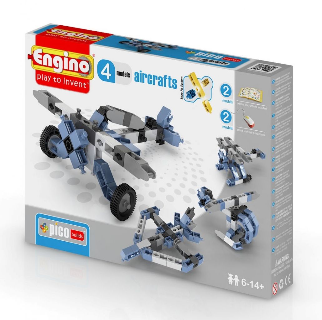 Конструктор ENGINO PB 13/0433 INVENTOR Самолеты - 4 модели
Конструктор ENGINO PB 13/0433 INVENTOR Самолеты - 4 модели