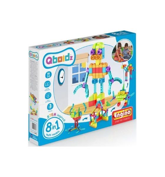 Конструктор ENGINO QB08C QBOIDZ Набор из 8 моделей. Робот
Конструктор ENGINO QB08C QBOIDZ Набор из 8 моделей. Робот