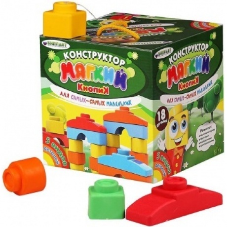 Конструктор БИПЛАНТ 11127 Кнопик 18 деталей
Конструктор БИПЛАНТ 11127 Кнопик 18 деталей