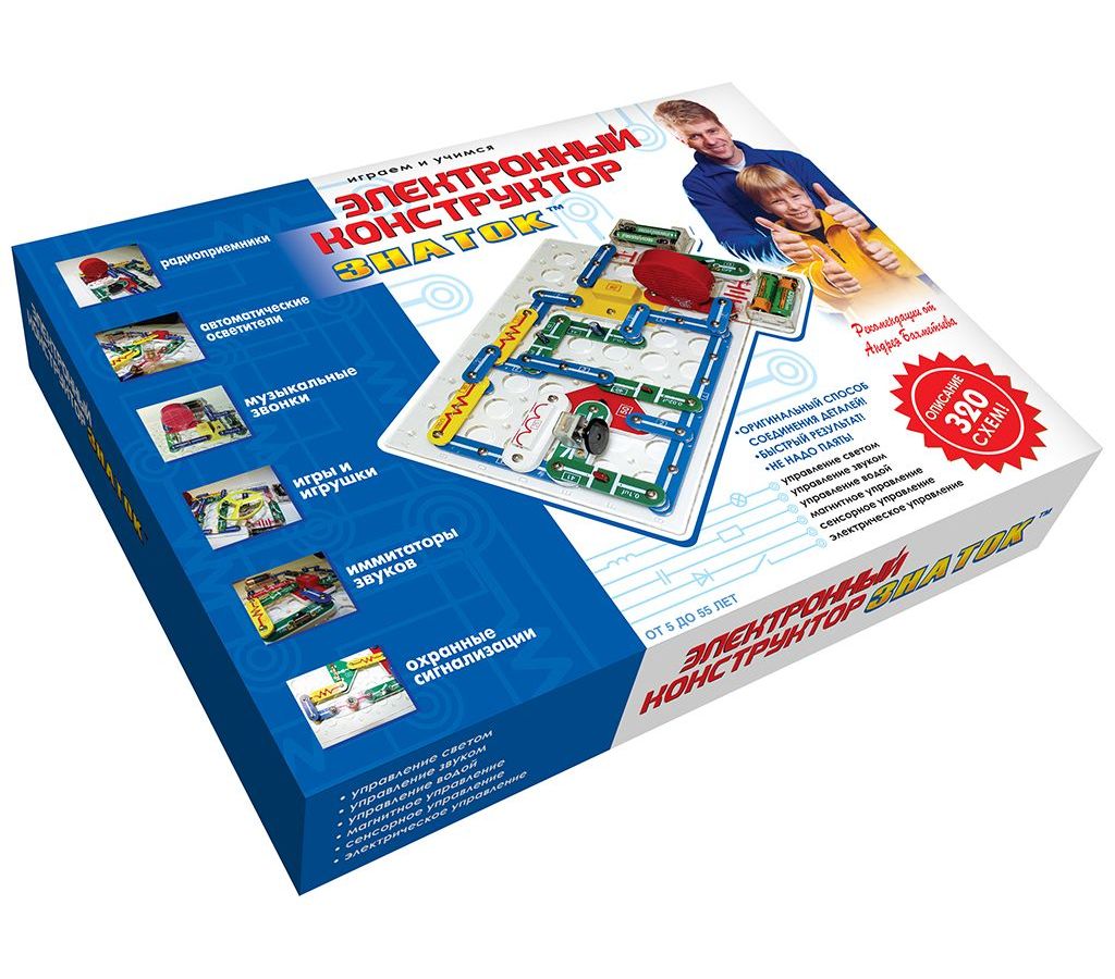 Конструктор Знаток 320-Znat "320 схем"
Конструктор Знаток 320-Znat "320 схем"