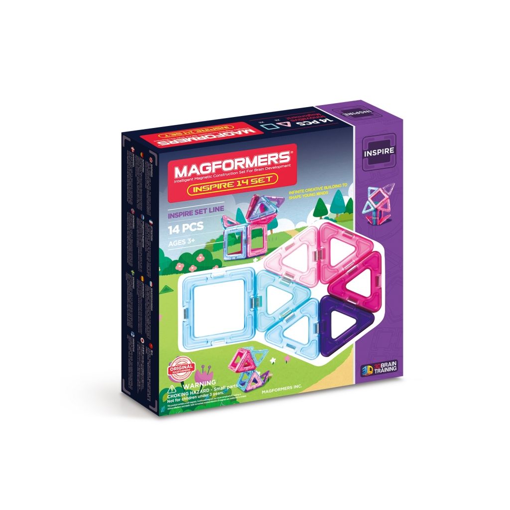 Магнитный конструктор MAGFORMERS 704001 Inspire 14 set
Магнитный конструктор MAGFORMERS 704001 Inspire 14 set
