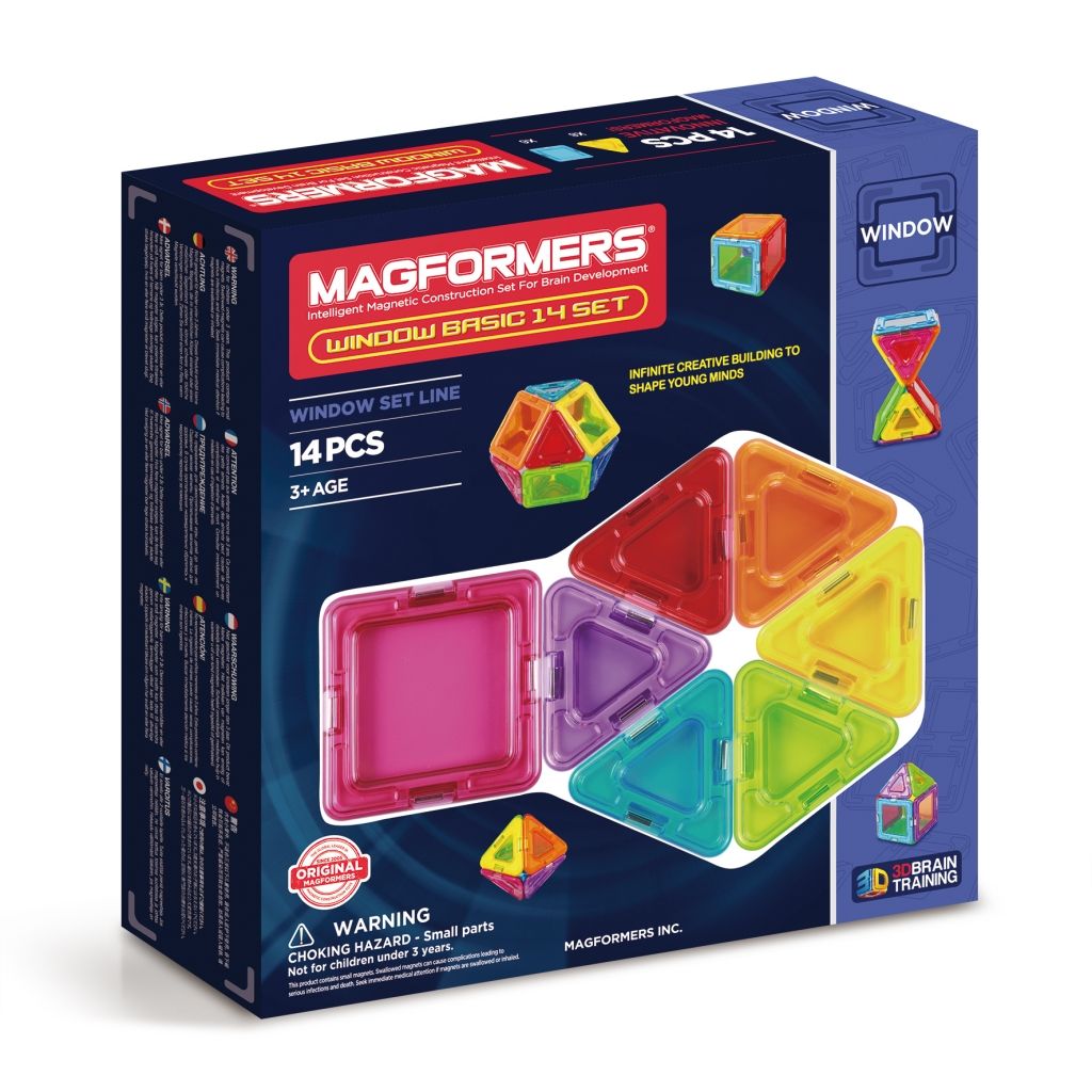 Магнитный конструктор MAGFORMERS 714001 Window Basic 14 set
Магнитный конструктор MAGFORMERS 714001 Window Basic 14 set