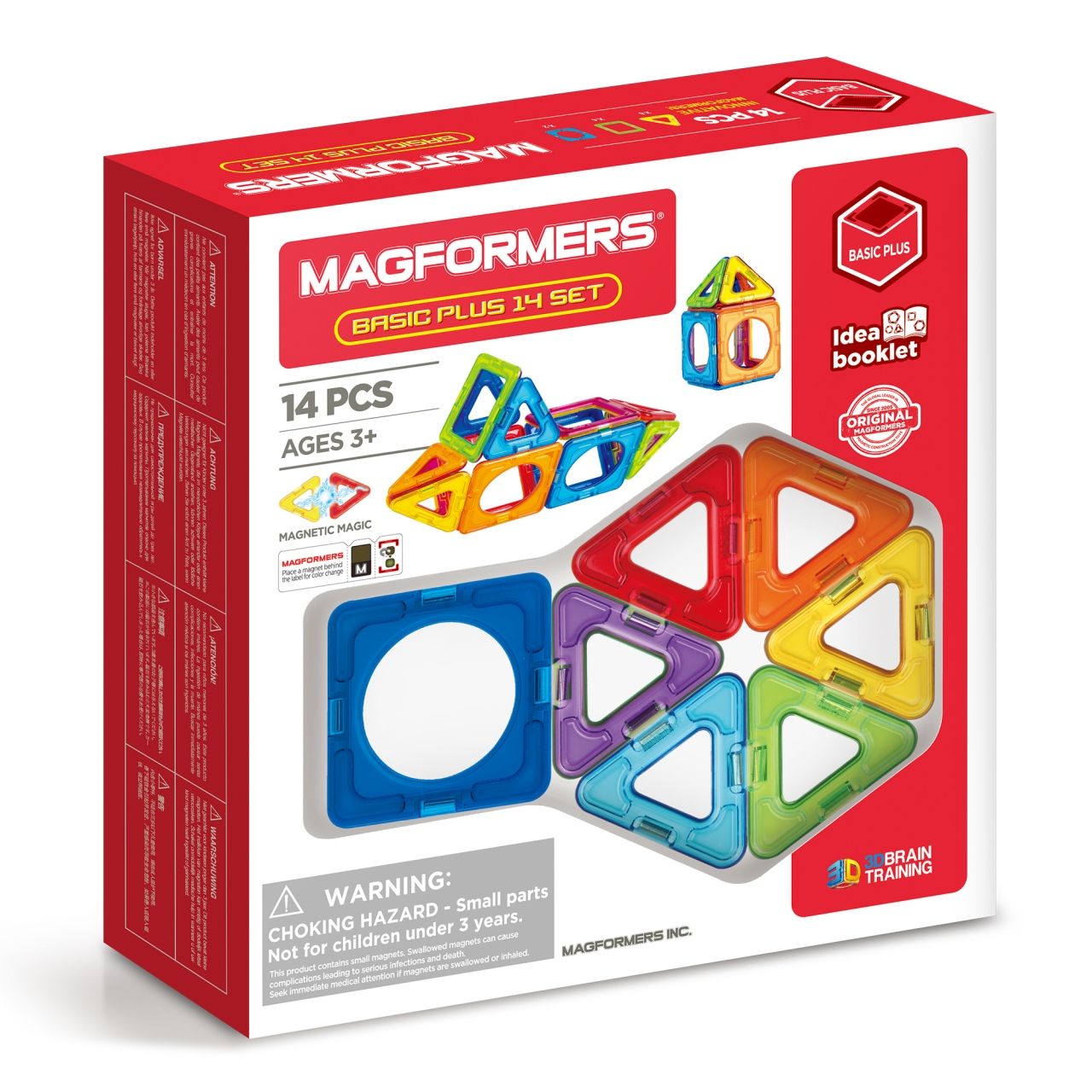 Магнитный конструктор MAGFORMERS 715013 Basic Plus 14 set
Магнитный конструктор MAGFORMERS 715013 Basic Plus 14 set