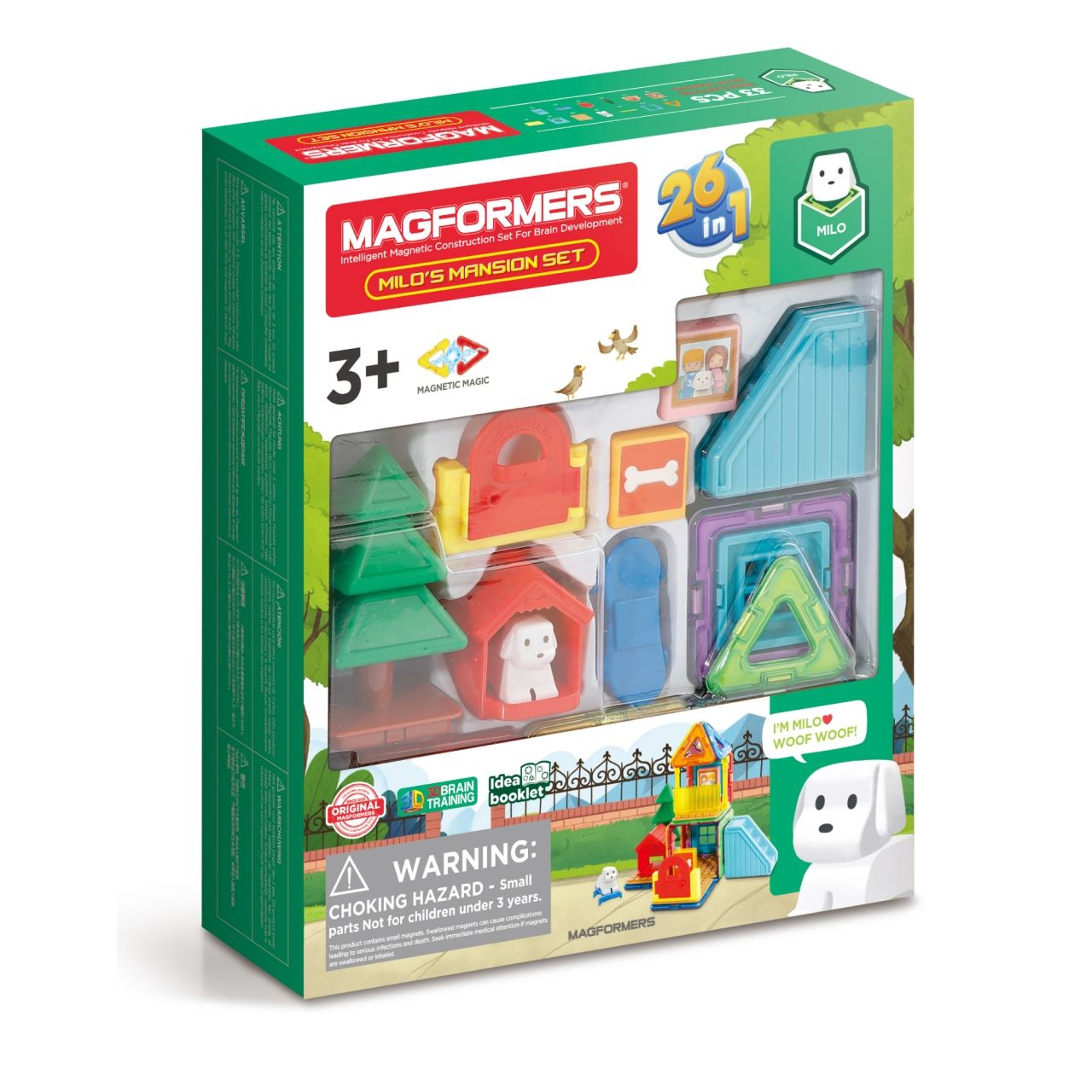 Магнитный конструктор MAGFORMERS 705011 Milo's Mansion Set
Магнитный конструктор MAGFORMERS 705011 Milo's Mansion Set