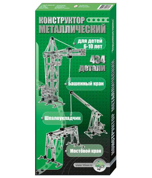 Конструктор Десятое Королевство Краны 434 элементов Металлический 00865
Конструктор Десятое Королевство Краны 434 элементов Металлический 00865