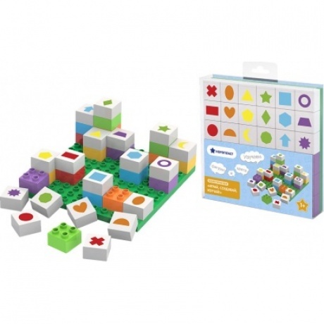 Конструктор "Фигуры" 37 деталей Нордпласт 480631
Конструктор "Фигуры" 37 деталей Нордпласт 480631