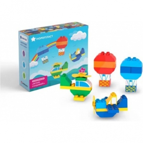 Конструктор "Воздушные суда" 26 деталей "Играй,создавай" Нордпласт 480616
Конструктор "Воздушные суда" 26 деталей "Играй,создавай" Нордпласт 480616