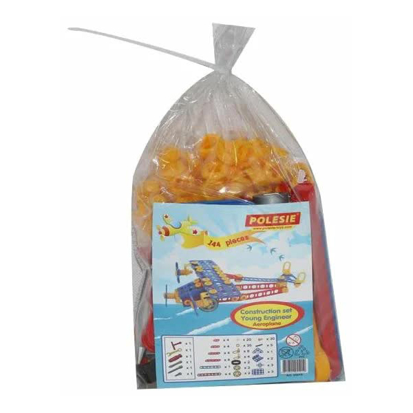 Конструктор Изобретатель-"Самолет №2 144 детали в пакете Полесье 55019
Конструктор Изобретатель-"Самолет №2 144 детали в пакете Полесье 55019