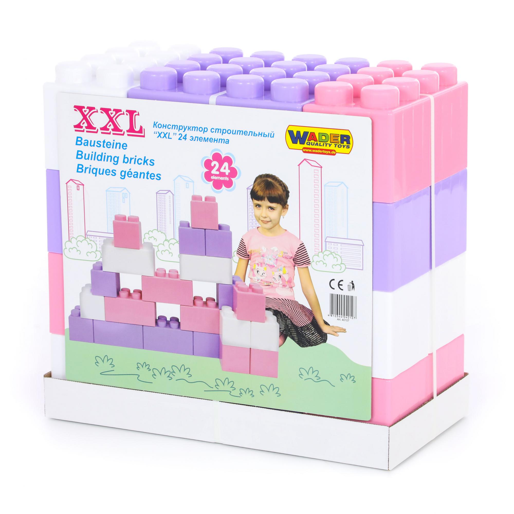 Конструктор строительный XXL 24 детали (v2) Полесье 40107
Конструктор строительный XXL 24 детали (v2) Полесье 40107