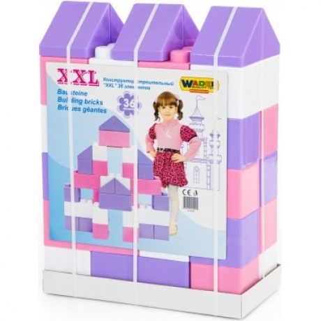 Конструктор строительный XXL 36 деталей (v2) Полесье 40299
Конструктор строительный XXL 36 деталей (v2) Полесье 40299