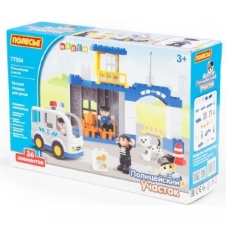 Конструктор "Макси"-"Полицейский участок" (36 элемен) в кор. Полесье 77554
Конструктор "Макси"-"Полицейский участок" (36 элемен) в кор. Полесье 77554
