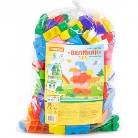 Конструктор "Великан" 126 деталей в мешке Полесье 7703
Конструктор "Великан" 126 деталей в мешке Полесье 7703