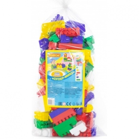 Конструктор "Супер-Микс" 144 детали в мешке Полесье 6783
Конструктор "Супер-Микс" 144 детали в мешке Полесье 6783