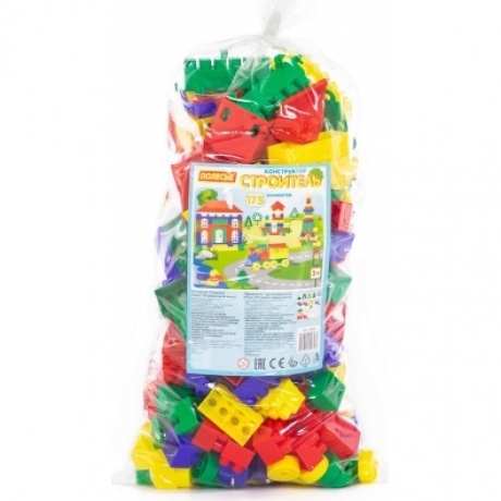 Конструктор "Строитель" (Гигант,175 элементов) в мешке Полесье 0569
Конструктор "Строитель" (Гигант,175 элементов) в мешке Полесье 0569