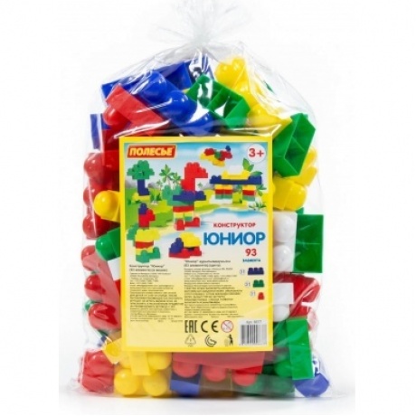 Конструктор "Юниор" 93 детали в мешке Полесье 6677
Конструктор "Юниор" 93 детали в мешке Полесье 6677