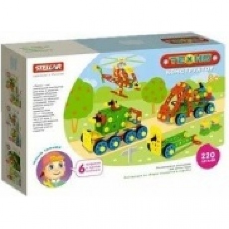 Конструктор-Техно "Военный набор" 220 деталей в коробке Stellar 02033
Конструктор-Техно "Военный набор" 220 деталей в коробке Stellar 02033