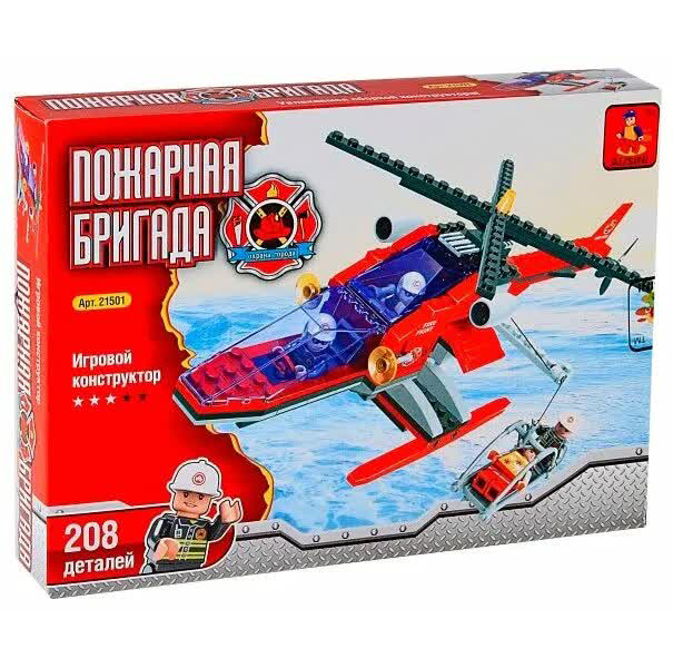 Конструктор"Спасательный вертолет" 207 дет.в коробке AUSINI 21501
Конструктор"Спасательный вертолет" 207 дет.в коробке AUSINI 21501