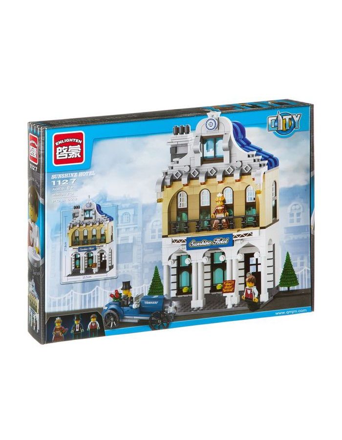Конструктор "Отель" (628дет) в коробке 3 фигурки BRICK 1127
Конструктор "Отель" (628дет) в коробке 3 фигурки BRICK 1127