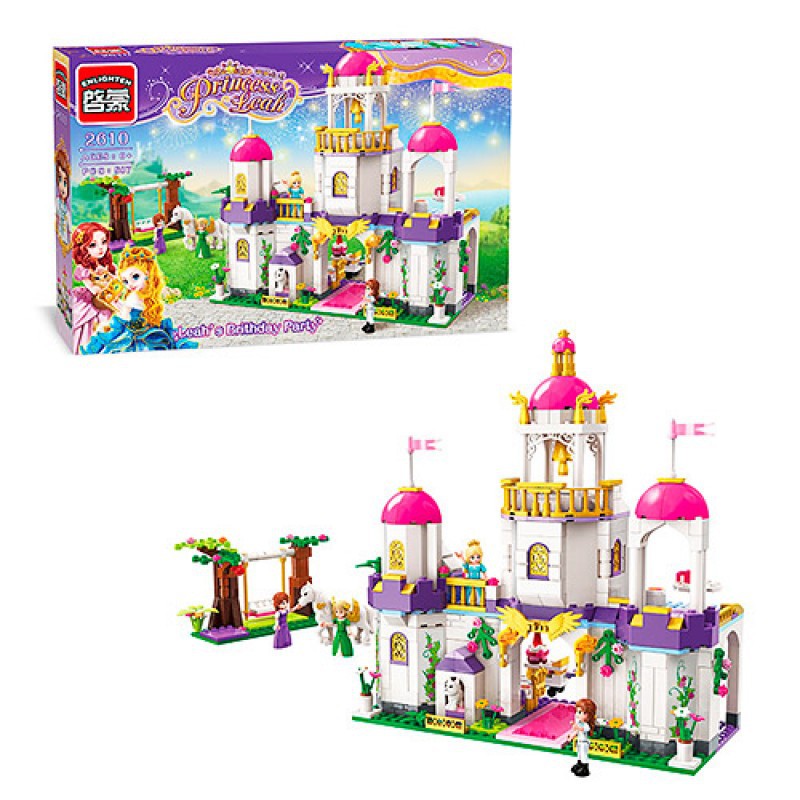 Конструктор "Замок принцессы"(587дет.)в коробке 4 фигурки BRICK 2610
Конструктор "Замок принцессы"(587дет.)в коробке 4 фигурки BRICK 2610