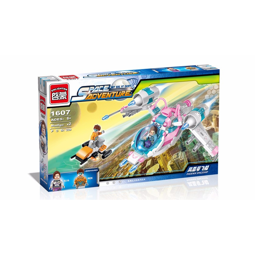 Конструктор "Фантастический транспорт" (229дет) в коробке BRICK 1607
Конструктор "Фантастический транспорт" (229дет) в коробке BRICK 1607