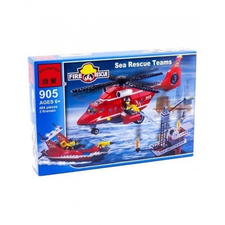 Конструктор "Пожарная спасательная команда" (404дет) в кор. BRICK 905
Конструктор "Пожарная спасательная команда" (404дет) в кор. BRICK 905