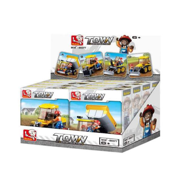 Конструктор"Строительная техника"8шт в дисплее SLUBAN М38-В0377
Конструктор"Строительная техника"8шт в дисплее SLUBAN М38-В0377