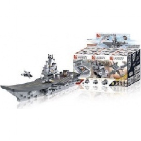 Конструктор"Воздушные,морские,наземные войска"9шт в дисплее SLUBAN М38-В0537
Конструктор"Воздушные,морские,наземные войска"9шт в дисплее SLUBAN М38-В0537