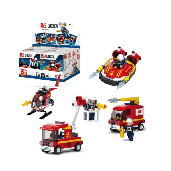 Конструктор "Пожарные" 8шт в дисплее SLUBAN М38-В0622
Конструктор "Пожарные" 8шт в дисплее SLUBAN М38-В0622