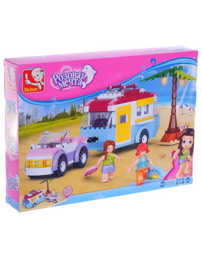 Конструктор "Пляжные выходные" (272дет) SLUBAN М38-В0606
Конструктор "Пляжные выходные" (272дет) SLUBAN М38-В0606