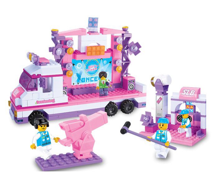 Конструктор"Розовая мечта.Передвижная сцена"(369дет)в кор. SLUBAN M38-B0253
Конструктор"Розовая мечта.Передвижная сцена"(369дет)в кор. SLUBAN M38-B0253