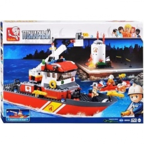 Конструктор "Пожарный катер с нефтяной цистерной"(429дет) SLUBAN М38-В0630
Конструктор "Пожарный катер с нефтяной цистерной"(429дет) SLUBAN М38-В0630