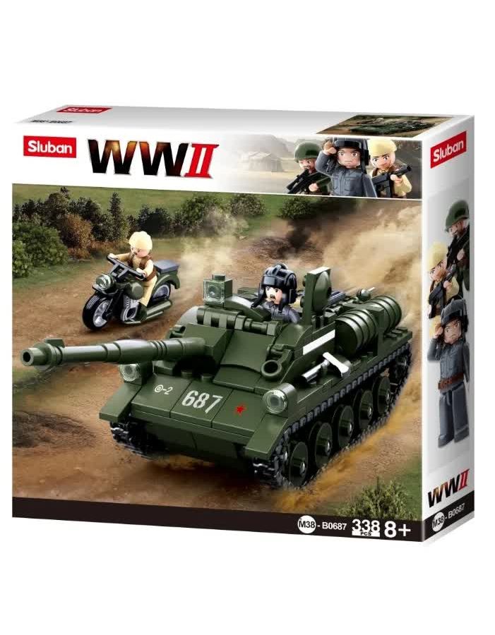 Конструктор "Танк" (338дет) SLUBAN М38-В0687
Конструктор "Танк" (338дет) SLUBAN М38-В0687