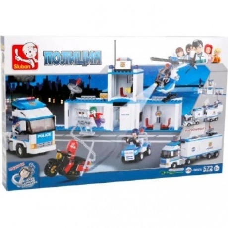 Конструктор "Полицейский участок" (572дет) SLUBAN М38-В0376
Конструктор "Полицейский участок" (572дет) SLUBAN М38-В0376