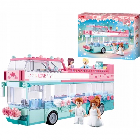 Конструктор "Свадебный автобус" (379дет) SLUBAN М38-В0769
Конструктор "Свадебный автобус" (379дет) SLUBAN М38-В0769