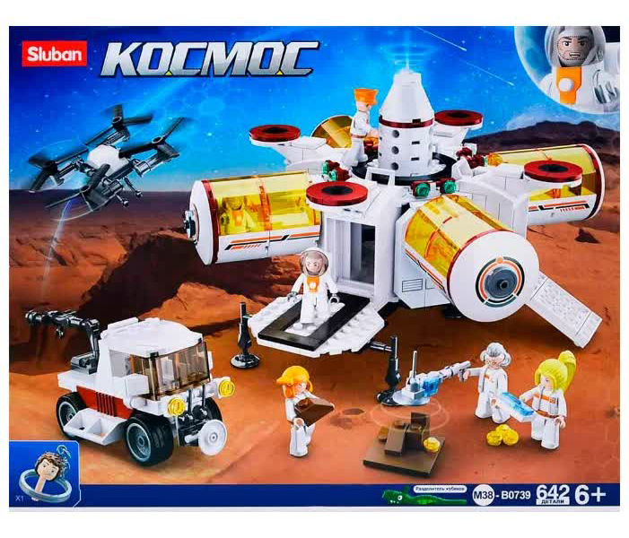 Конструктор "Космическая станция" (642дет) SLUBAN М38-В0739
Конструктор "Космическая станция" (642дет) SLUBAN М38-В0739