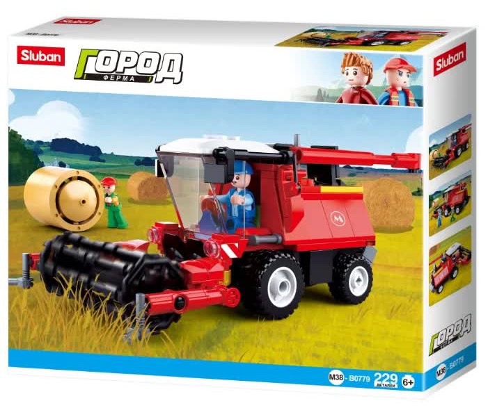 Конструктор "Комбайн" (229дет) SLUBAN М38-В0779
Конструктор "Комбайн" (229дет) SLUBAN М38-В0779