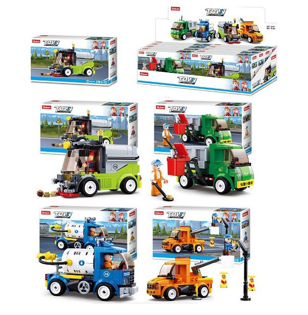 Конструктор "Городские службы"8шт в дисплее SLUBAN М38-В0781
Конструктор "Городские службы"8шт в дисплее SLUBAN М38-В0781