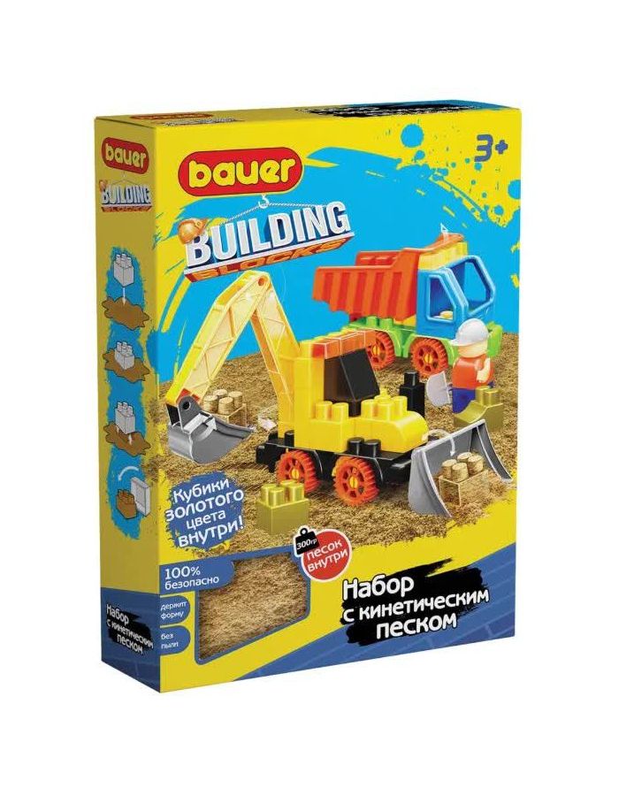 Конструктор Bauer "Building Kinetic" набор с трактором и грузовик Кроха 756
Конструктор Bauer "Building Kinetic" набор с трактором и грузовик Кроха 756