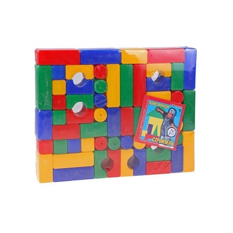 Конструктор "Строитель" 48 деталей в сумке Юг-Пласт 5008
Конструктор "Строитель" 48 деталей в сумке Юг-Пласт 5008