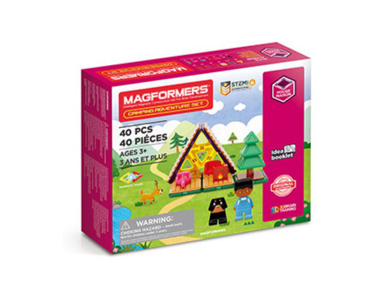 Магнитный конструктор MAGFORMERS 705016 Camping Adventure Set
Магнитный конструктор MAGFORMERS 705016 Camping Adventure Set