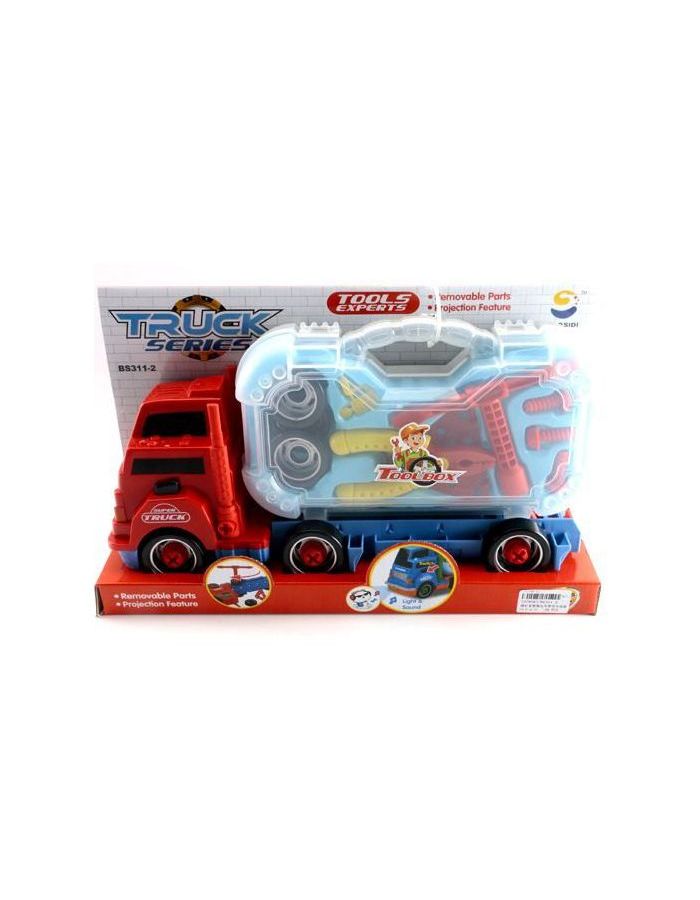 Конструктор Машина SUPER TRUCK на бат.(свет,звук)в коробке
Конструктор Машина SUPER TRUCK на бат.(свет,звук)в коробке