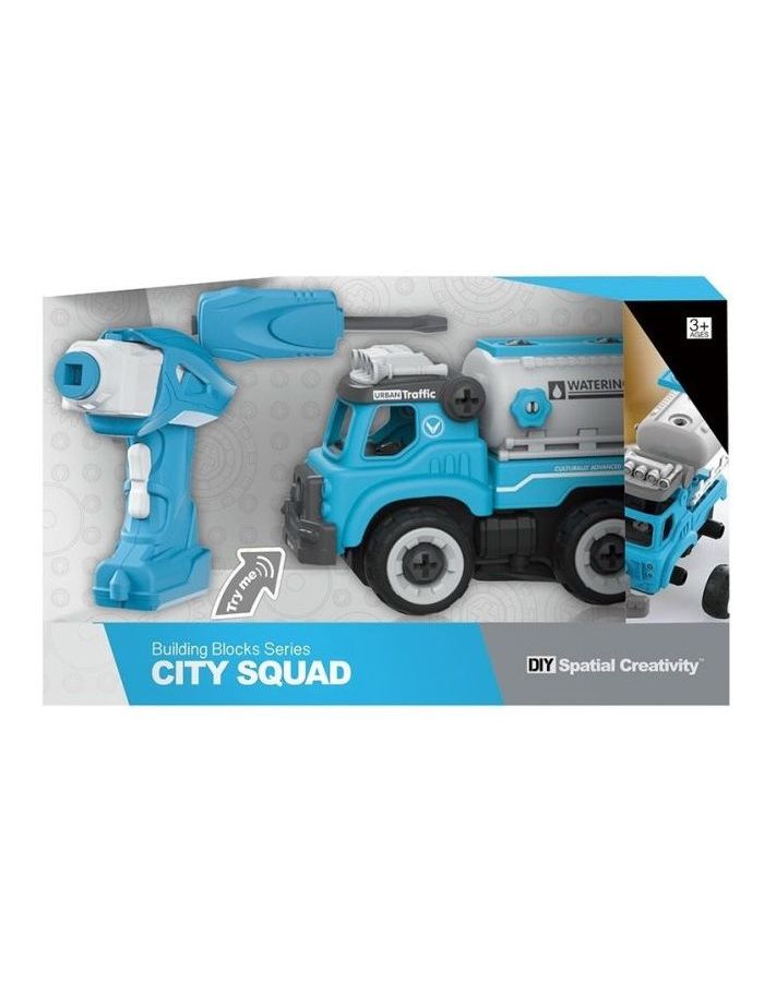 Конструктор Грузовой автомобиль Watering cart на РУ (звук)
Конструктор Грузовой автомобиль Watering cart на РУ (звук)