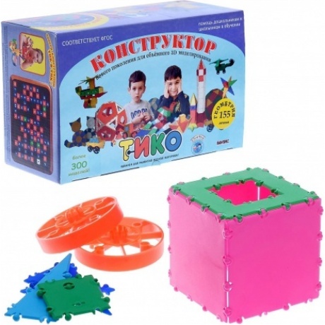 Конструктор ТИКО "Геометрия" 155 деталей цветная коробка 2688
Конструктор ТИКО "Геометрия" 155 деталей цветная коробка 2688