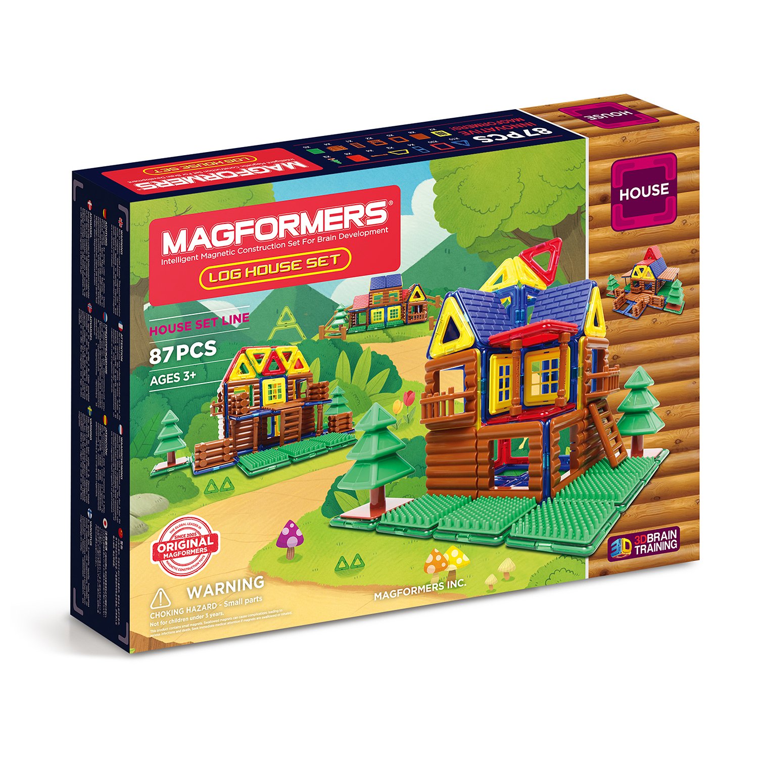 Магнитный конструктор MAGFORMERS 705004 Log House Set
Магнитный конструктор MAGFORMERS 705004 Log House Set