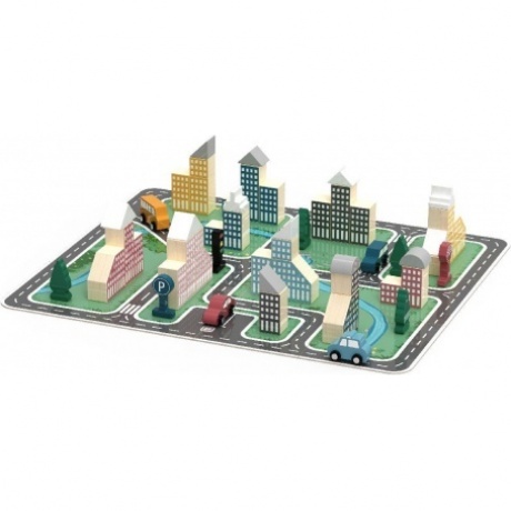 Конструктор блочный "Современный городской квартал" в ведре
Конструктор блочный "Современный городской квартал" в ведре