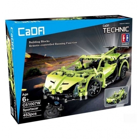 Конструктор "Спортивная машина" 453 детали на РУ в коробке C51007W
Конструктор "Спортивная машина" 453 детали на РУ в коробке C51007W