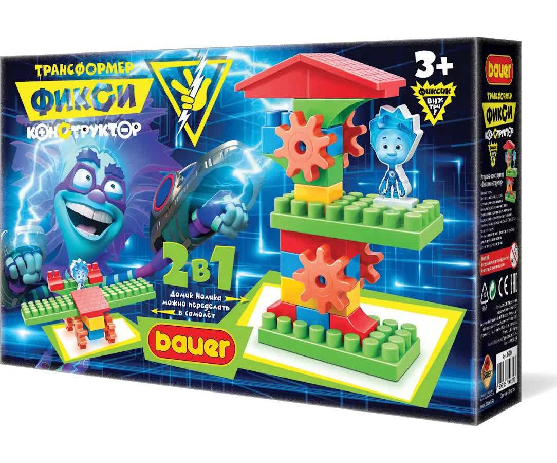 Игровой набор Bauer "Трансформер 2в1" Фиксики
Игровой набор Bauer "Трансформер 2в1" Фиксики