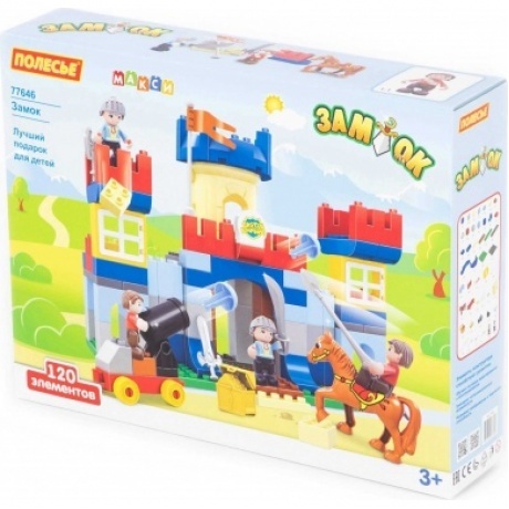 Конструктор Полесье "Макси" "Замок" 120 эл. арт.77646 /3
Конструктор Полесье "Макси" "Замок" 120 эл. арт.77646 /3