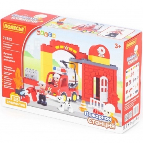 Конструктор Полесье "Макси" "Пожарная станция" 35 эл. арт.77523 /5
Конструктор Полесье "Макси" "Пожарная станция" 35 эл. арт.77523 /5